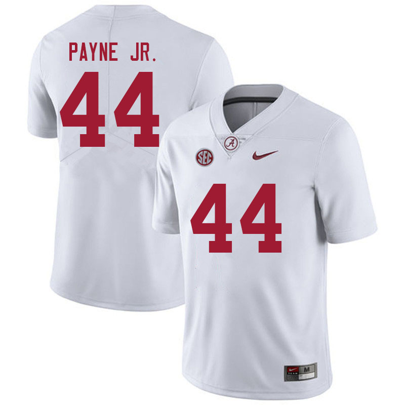 Alabama Crimson Tide Men's Damon Payne Jr. #44 White NCAA Nike Authentic Stitched 2021 College Football Jersey RS16S08ZH